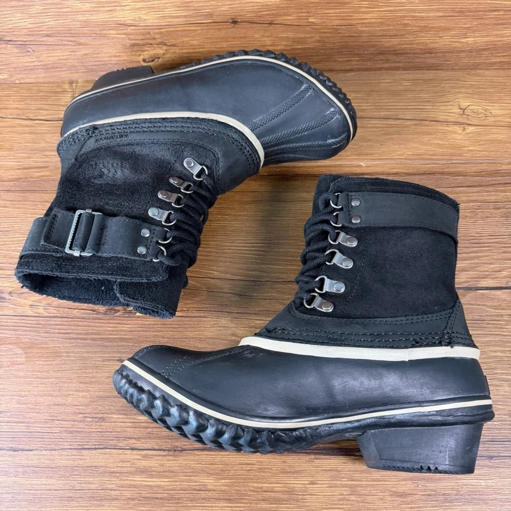 Sorel Winter Fancy Lace II Snow Boots‎ Waterproof Shoes Women’s Size 7.5